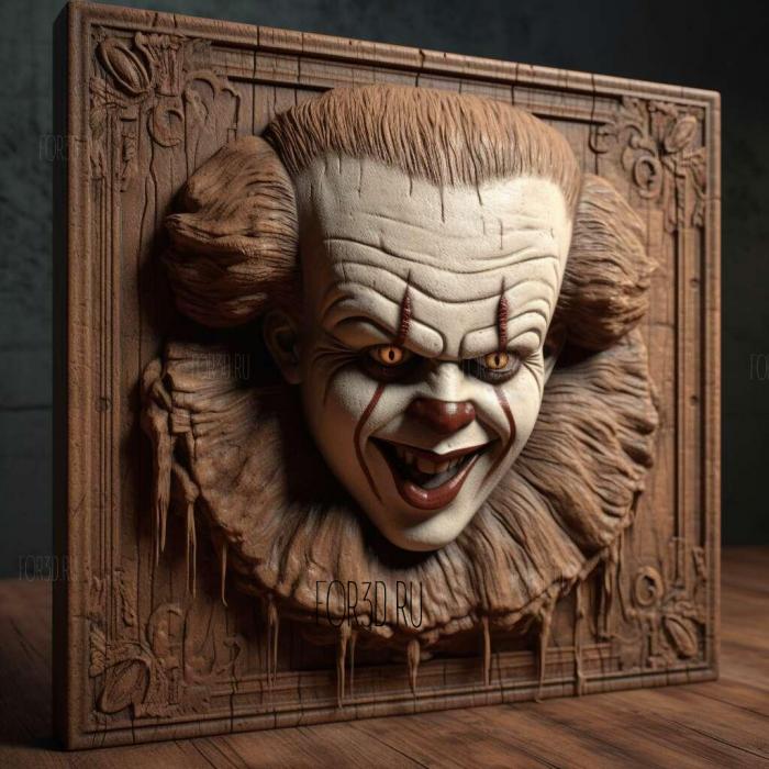 It movie 3 stl model for CNC